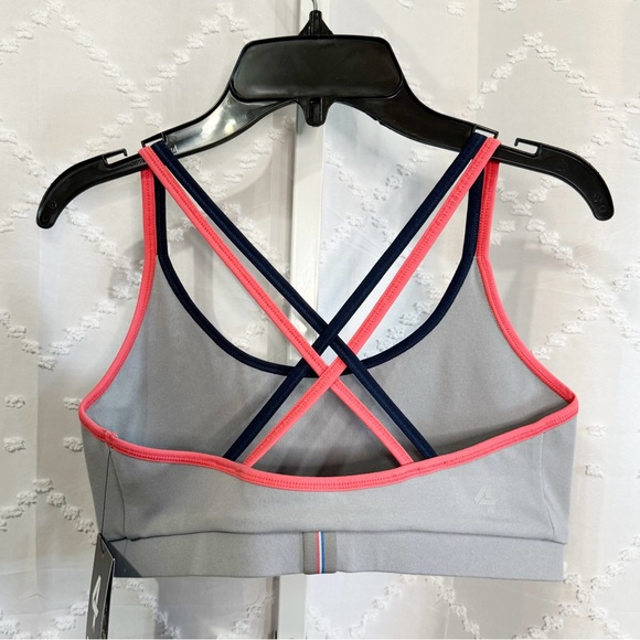 #405 FOURLAPS Vitality Sports Bra-primary color silver gray size SMALL